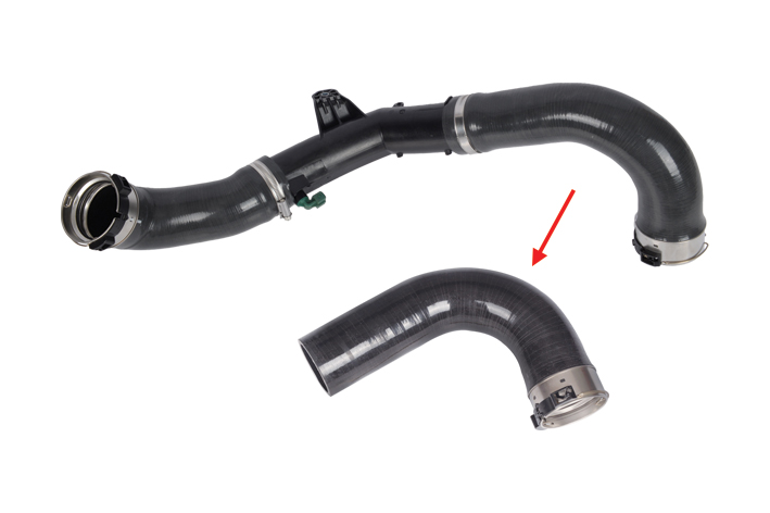 TURBO HOSE EXCLUDING PLASTIC PIPE USED IN FRONT WHEEL DRIVE CARS