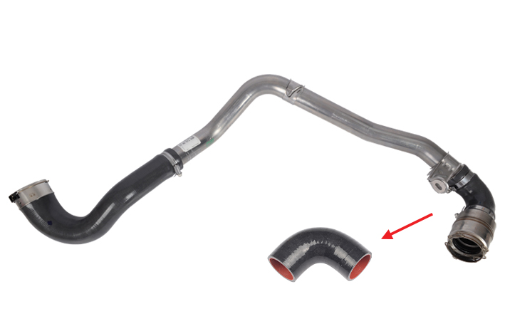 TURBO HOSE EXCLUDING METAL PIPE USED ON REAR WHEEL DRIVE VEHICLES - 144607250R - 1446300Q2F - 4423901 - GM - 95519365