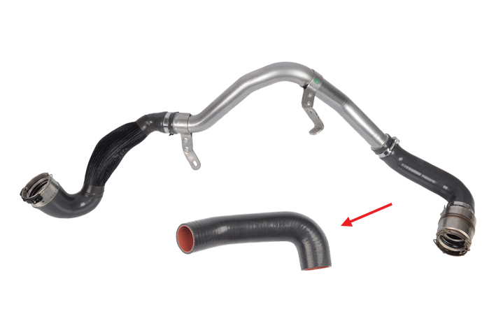 TURBO HOSE EXCLUDING METAL PIPE USED IN FRONT WHEEL DRIVE CARS