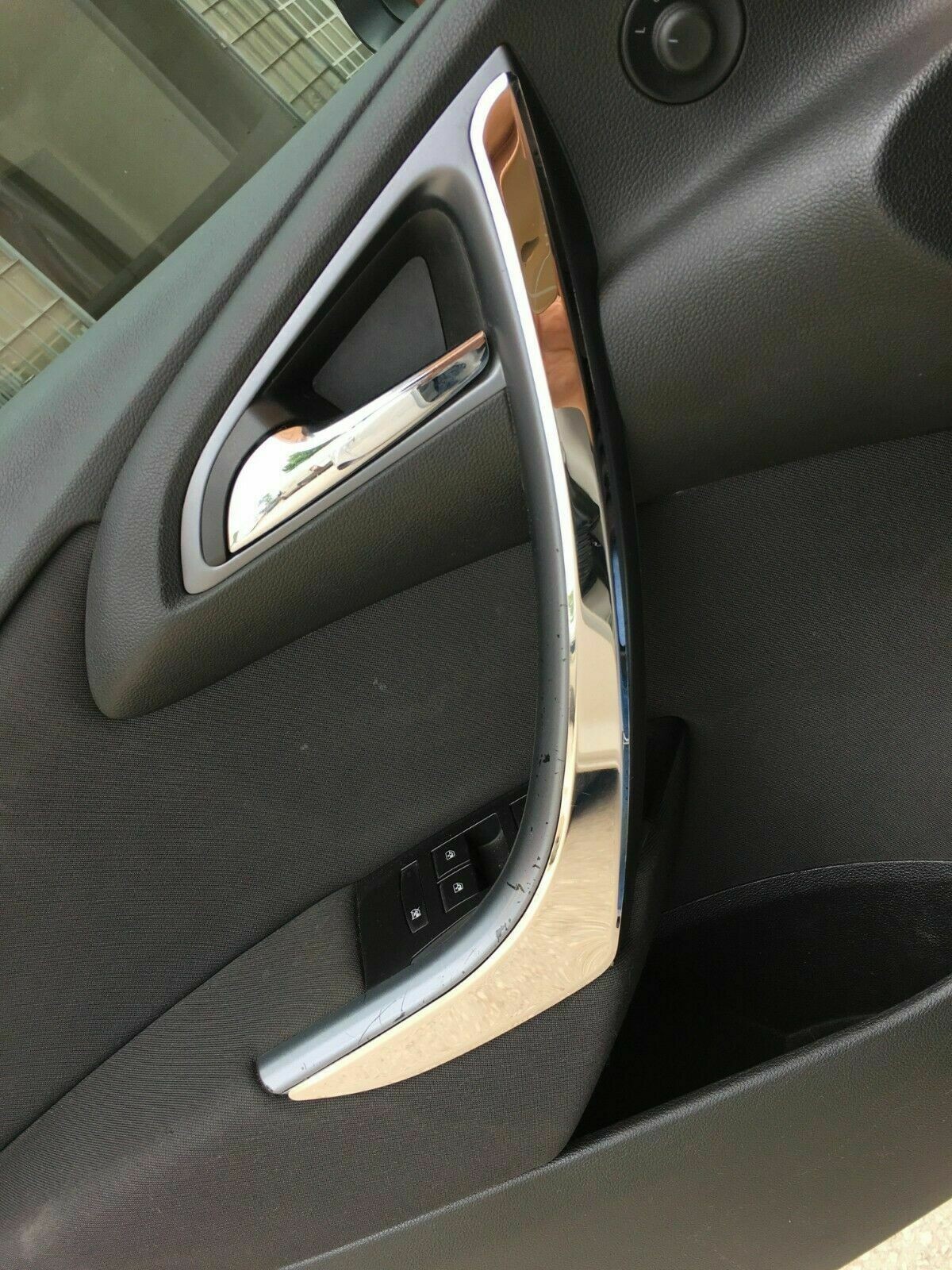 Vauxhall Opel Astra J Chrome Interior Door Handle Frame 2009 Up 2 Pieces Stainless Steel