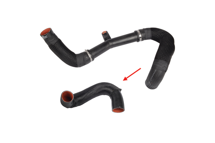 TURBO HOSE EXCLUDING PLASTIC PIPE BIG HOSE SHOWN WITH ARROW - 1394053080 - 1389890080 - 1379412080
