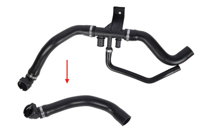 RADIATOR LOWER HOSE EXCLUDING PLASTIC PIPE - 1349150080 - 1351.PK