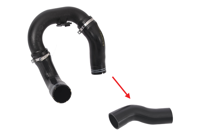 TURBO HOSE EXCLUDING PLASTIC PIPE HOSE SHOWN WITH ARROW - 51901753 - 51832089