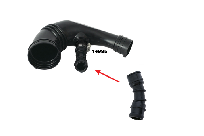 TURBO PIPE HOSE HOSE SHOWN WITH ARROW - 51848880