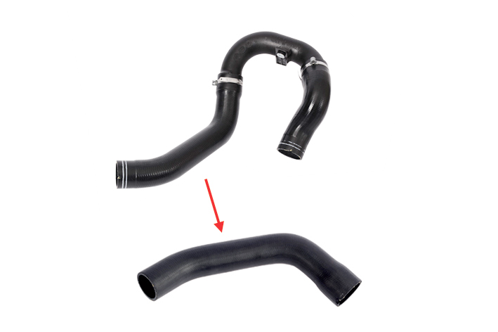 TURBO HOSE EXCLUDING PLASTIC PIPE BIG HOSE SHOWN WITH ARROW - 51810956 - 51901752