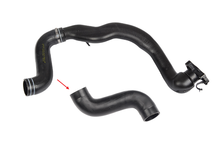 TURBO HOSE EXCLUDING PLASTIC PIPE HOSE SHOWN WITH ARROW - 46808396