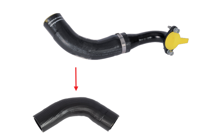 TURBO HOSE EXCLUDING METAL PIPE HOSE SHOWN WITH ARROW - 51766820