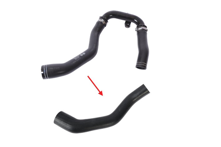 TURBO HOSE EXCLUDING METAL PIPE BIG HOSE SHOWN WITH ARROW - 51883503 - 51976435