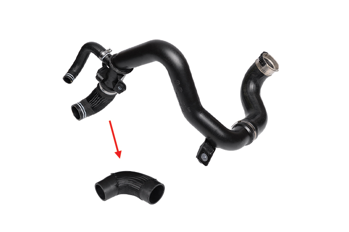 TURBO HOSE EXCLUDING PLASTIC PIPE SMALL HOSE SHOWN WITH ARROW - 50517520 - 50517519 - 50521550 - 50530219 - 50521794 - 50521554 - 50530217 - 50521790