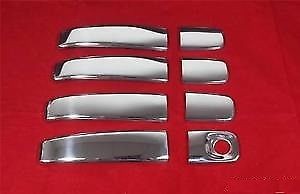 VAUXHALL (OPEL) VIVARO 2001-2014 Chrome Door Handle Cover 4 DOORS S.STEEL