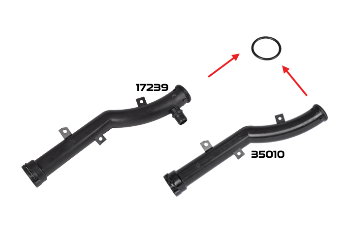 RECIRCULATION PIPE GASKET - 1319.N4 - 11537548651 - 3557944