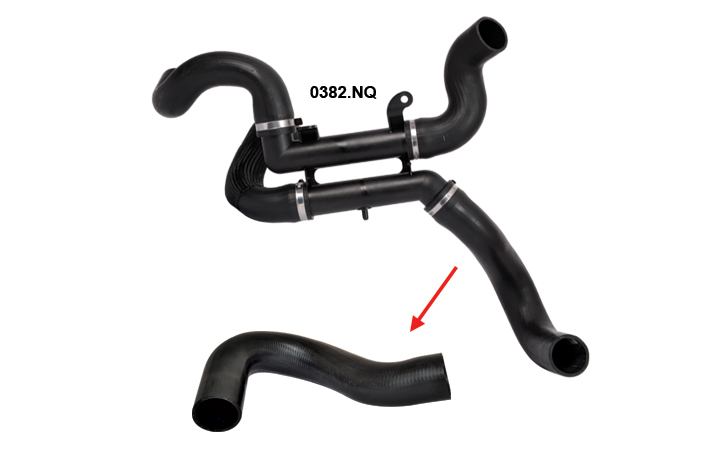 TURBO HOSE EXCLUDING PLASTIC PIPE - 0382.RZ - 0382.NQ