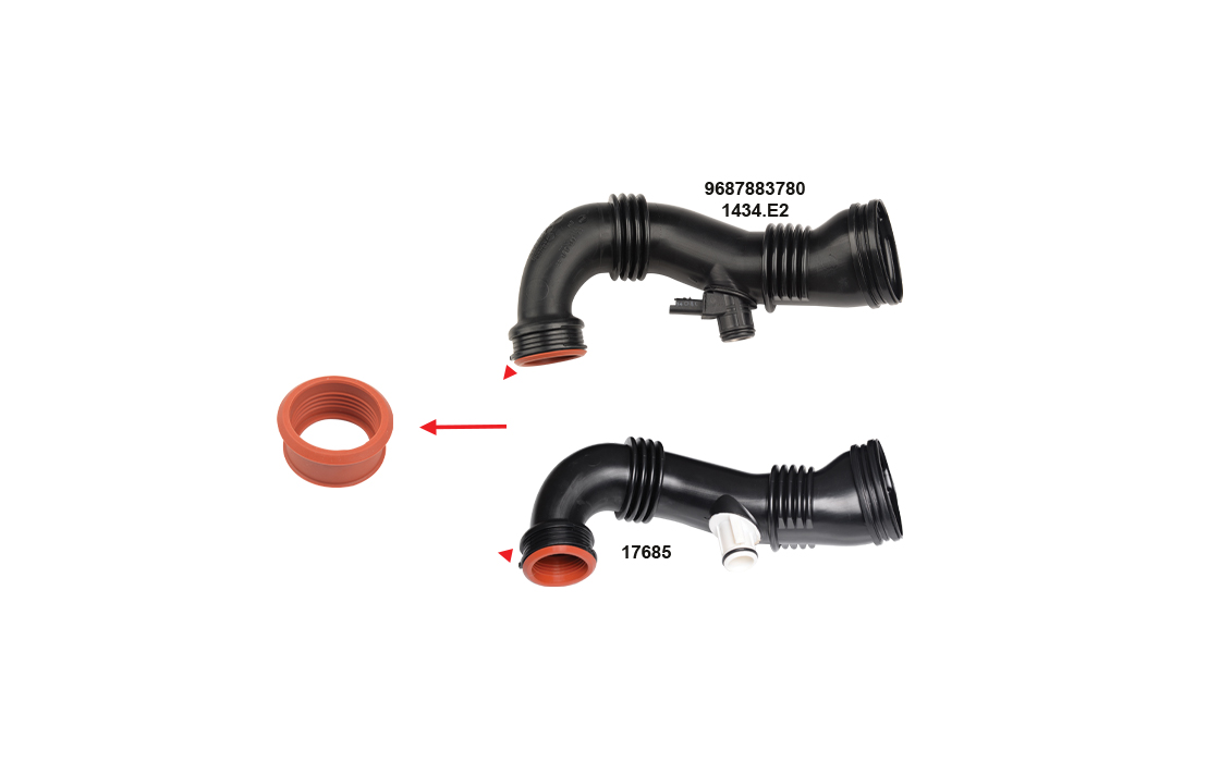 TURBO PIPE GASKET - 1434.C8 - 9686311380 - 1395269K00