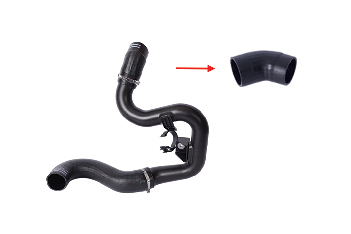 TURBO HOSE EXCLUDING PLASTIC PIPE SMALL HOSE SHOWN WITH ARROW - 1614084380 - 1379294080
