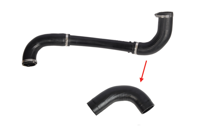 TURBO HOSE EXCLUDING PLASTIC PIPE HOSE SHOWN WITH ARROW - KK316F073CA - 2333337 - GK316F073AA - 2007904 - GK316F073AB - 2019125