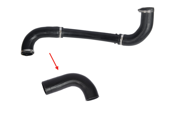 TURBO HOSE EXCLUDING PLASTIC PIPE HOSE SHOWN WITH ARROW - KK316F073CA - 2333337 - GK316F073AA - 2007904 - GK316F073AB - 2019125