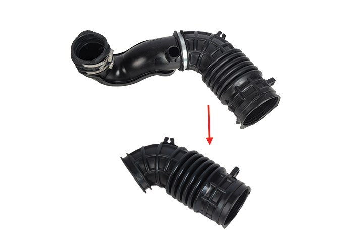 AIR FILTER HOSE EXCLUDING PLASTIC PIPE BIG HOSE SHOWN WITH ARROW - BK319C623BE - T229259 - BK319C623BD - 1863410