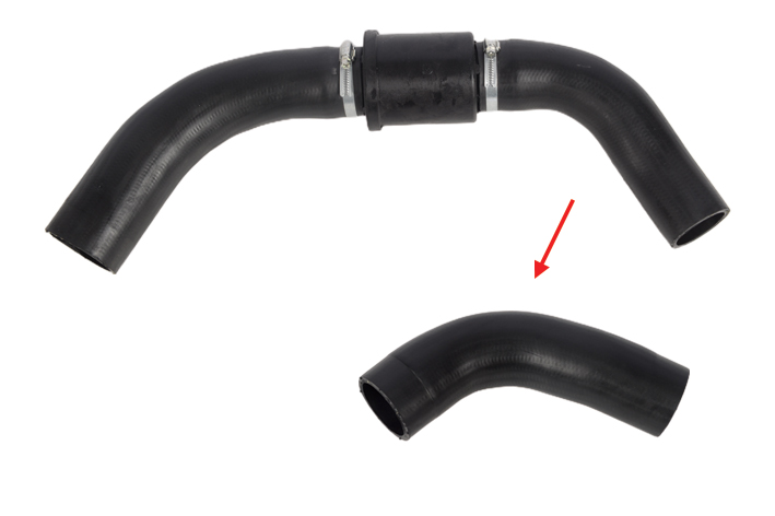 TURBO HOSE EXCLUDING PLASTIC PIPE SMALL HOSE SHOWN WITH ARROW - 6C116K683BD - 1440261 - 6C116K683BC - 1385680 - 6C116K683DE - 1440262 - 6C116K683DD - 1406470