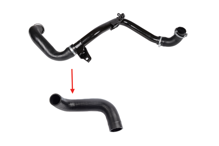 TURBO HOSE BIG HOSE SHOWN WITH ARROW - 6M516C646GC - 1672189 - 6M516C646GA - 1439410 - 31273520