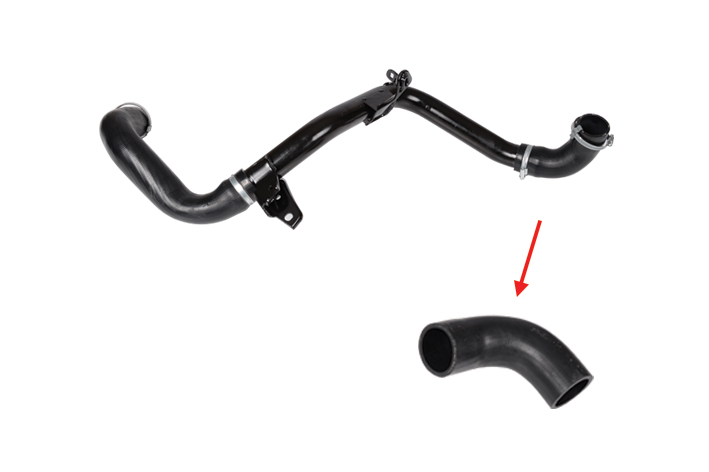TURBO HOSE SMALL HOSE SHOWN WITH ARROW - 6M516C646GC - 1672189 - 6M516C646GA - 1439410 - 31273520