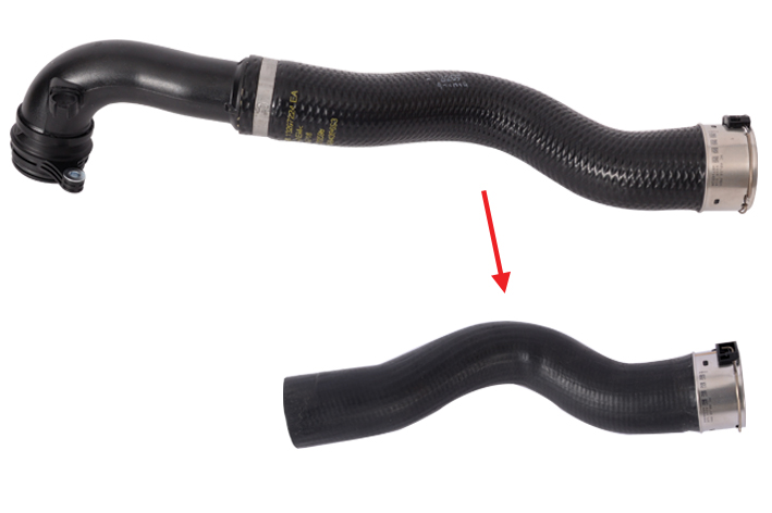 TURBO HOSE EXCLUDING PLASTIC PIPE - 1302136 - GM - 13267224