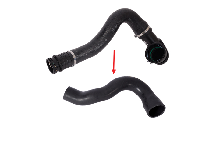 TURBO HOSE EXCLUDING PLASTIC PIPE - 860418 - GM - 13345556