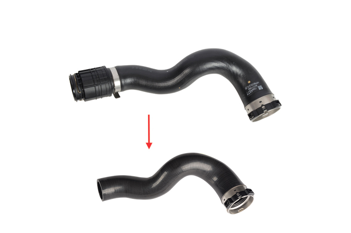 TURBO HOSE EXCLUDING PLASTIC PIPE - GM - 13444877