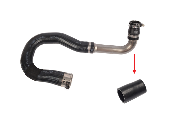 TURBO HOSE EXCLUDING METAL PIPE SMALL HOSE SHOWN WITH ARROW - 861046 - GM - 94516221 - 1302266 - GM - 95104323