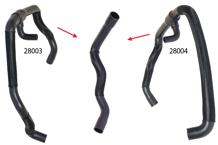 RADIATOR UPPER HOSE - 074121101R - 074121101S