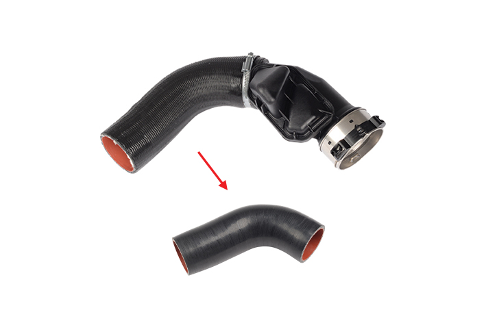 TURBO HOSE EXCLUDING PLASTIC PIPE HOSE SHOWN WITH ARROW - 32325480 - 31439498