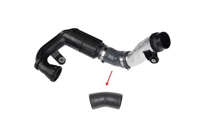 TURBO HOSE EXCLUDING PLASTIC PIPE HOSE SHOWN WITH ARROW - 6260900042