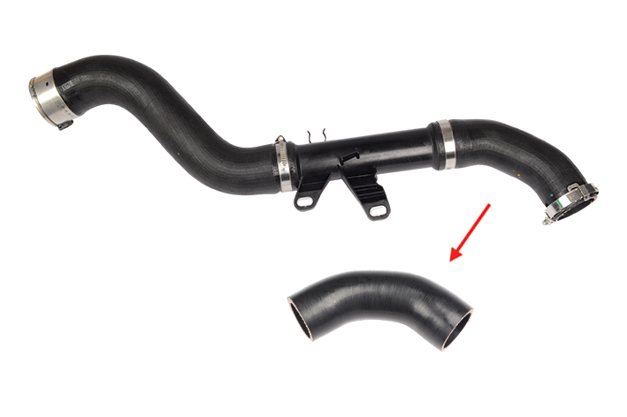 TURBO HOSE EXCLUDING PLASTIC PIPE SOL SMALL HOSE SHOWN WITH ARROW - 4475280582