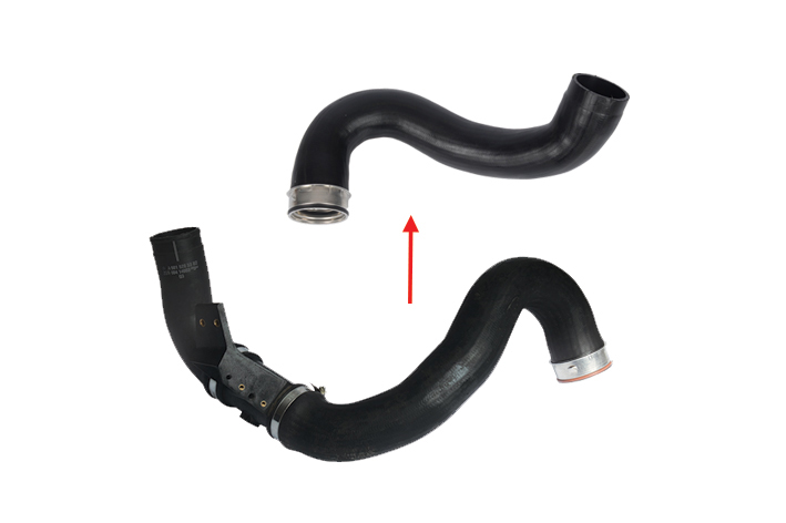 TURBO HOSE EXCLUDING PLASTIC PIPE BIG HOSE SHOWN WITH ARROW - 9015285382 - 9015283982 - 5120147AA