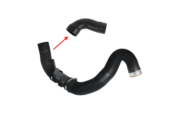 TURBO HOSE EXCLUDING PLASTIC PIPE SMALL HOSE SHOWN WITH ARROW - 9015285382 - 5120147AA