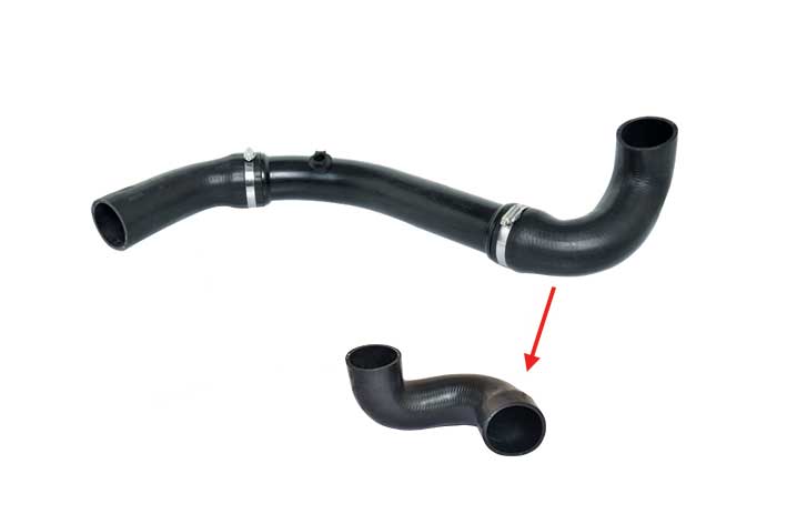 TURBO HOSE EXCLUDING PLASTIC PIPE HOSE SHOWN WITH ARROW - 2105280982 - 2105200001