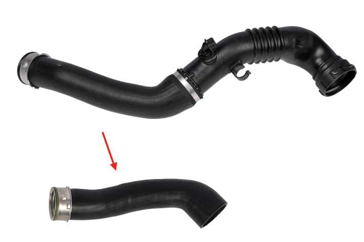 TURBO HOSE EXCLUDING PLASTIC PIPE - 11617805437 - 11617790524