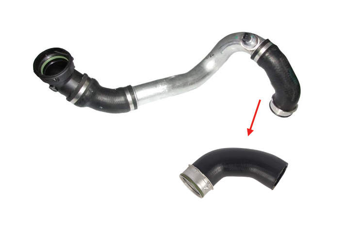 TURBO HOSE EXCLUDING METAL PIPE - 11617799398 - 11617797699 - 11617789961