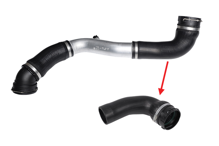 TURBO HOSE EXCLUDING METAL PIPE - 11617790090