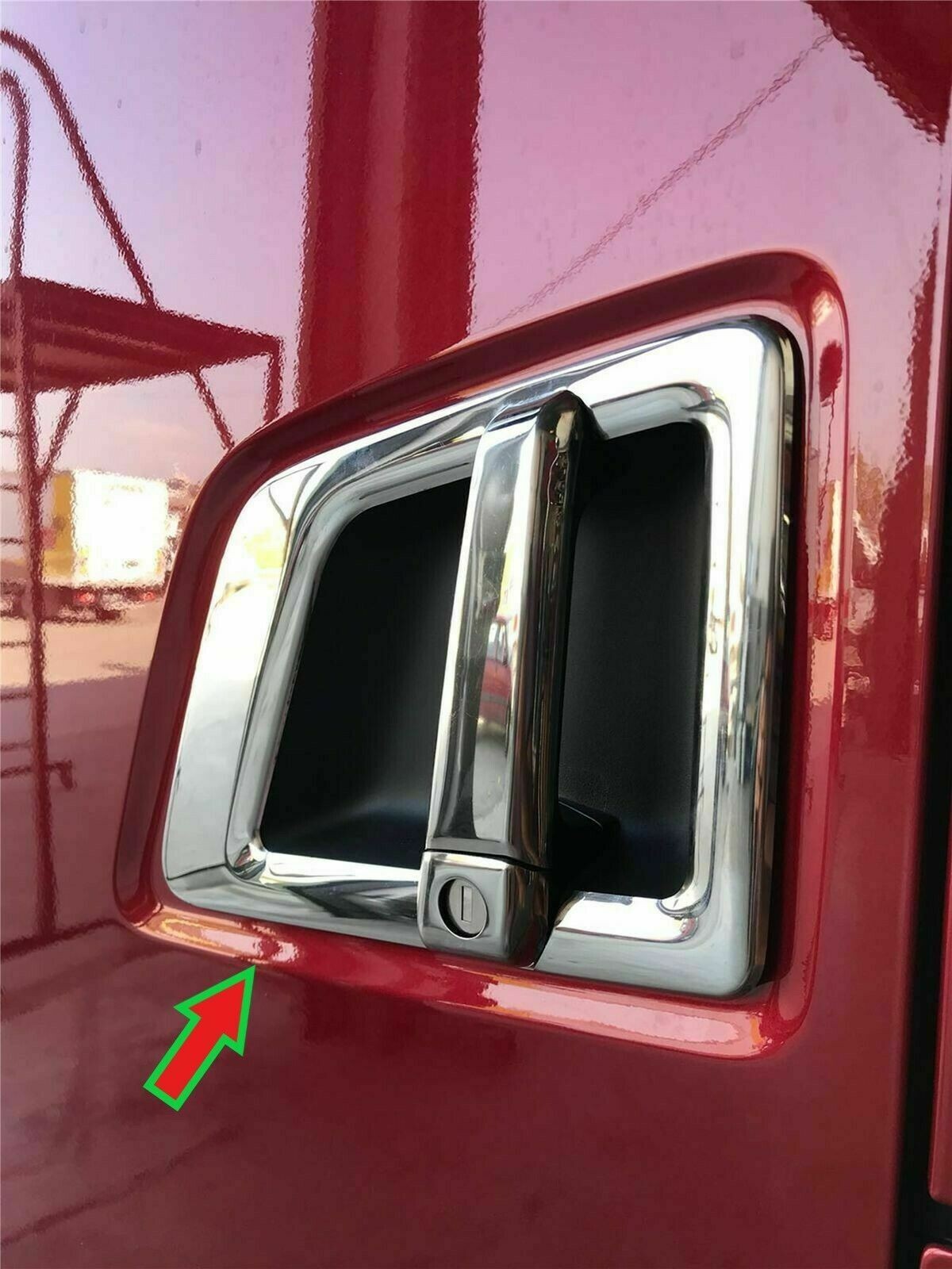 Scania S500&R450 2017 Up Chrome Door Handle Cover Polished Stainless Steel 4 Pcs