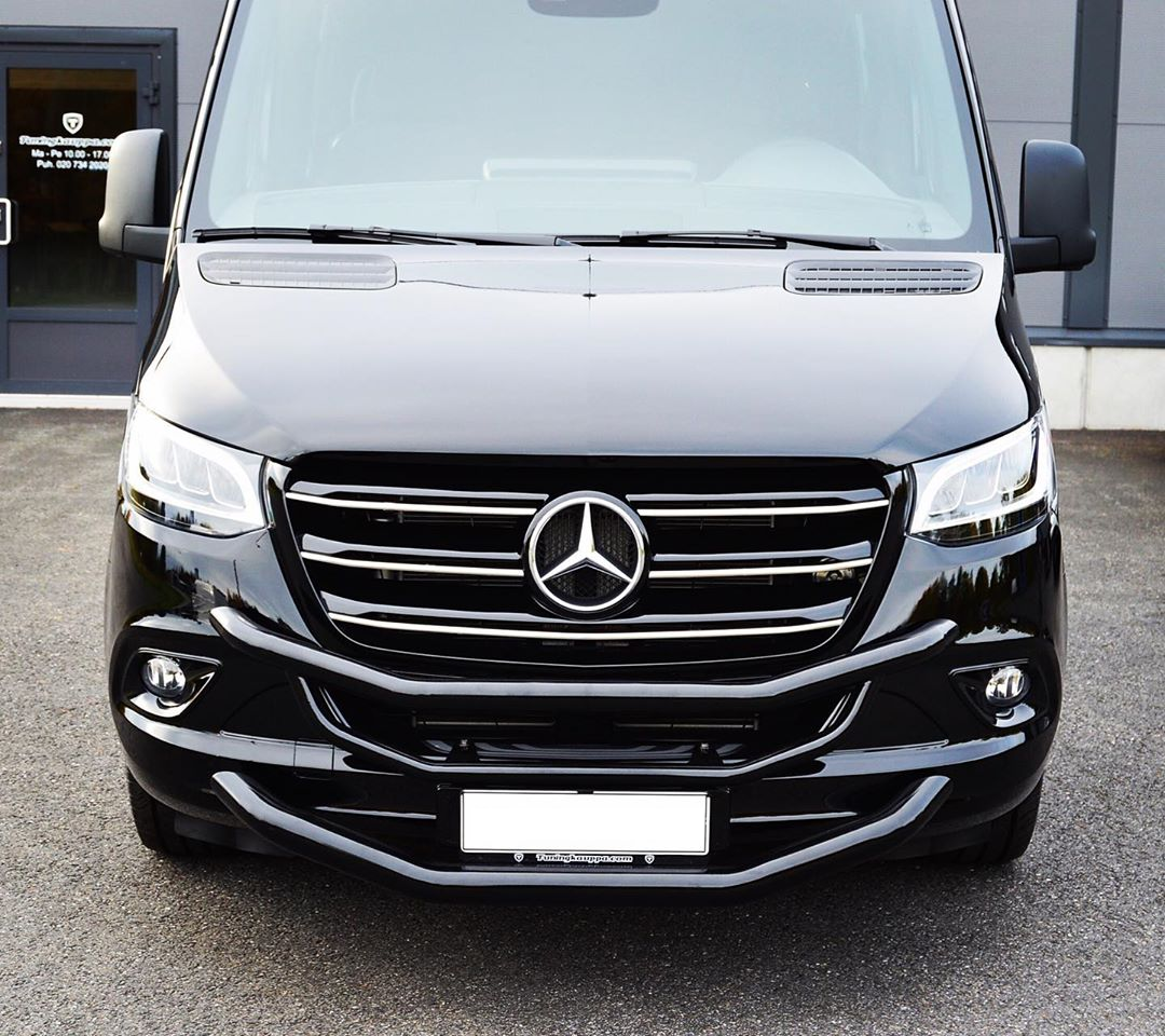 Mercedes Sprinter W907 Front Grill Trim Cover 5 Pieces Chrome Stainless Steel 2018+