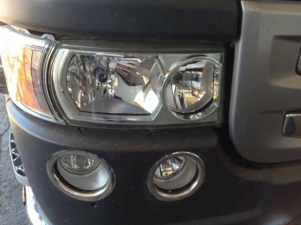 Scania G & P Chrome FOG LAMP RING  SCANIA R, New R, Streamline 4 PCS S.STEEL