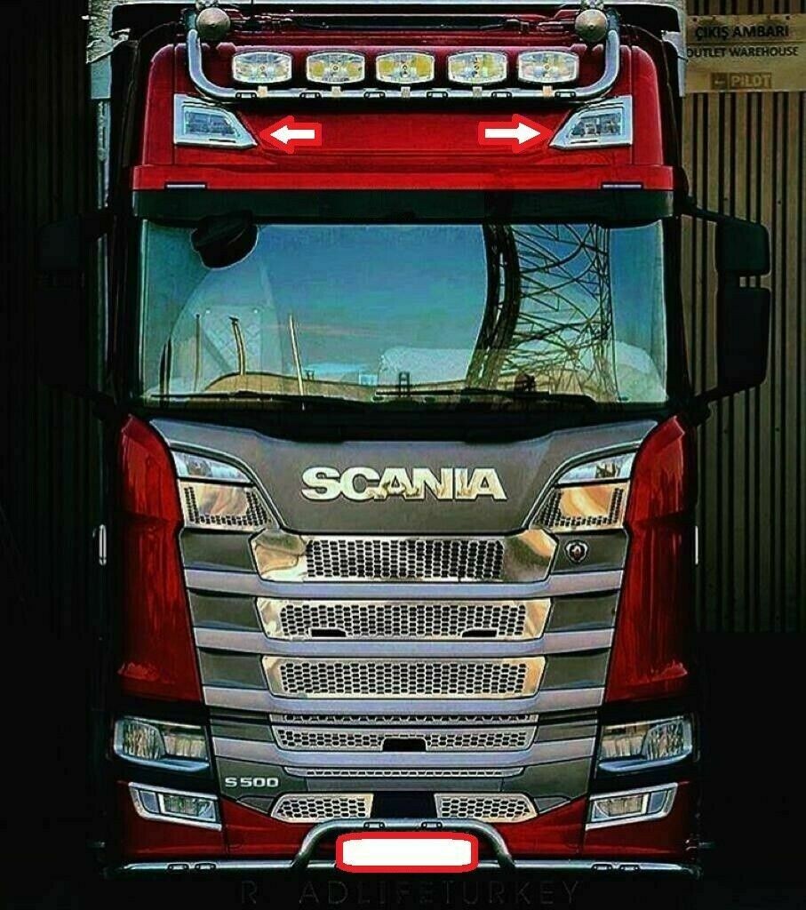 2017 up New Generation Scania R & S Series ''Topline'' Headlight Frame