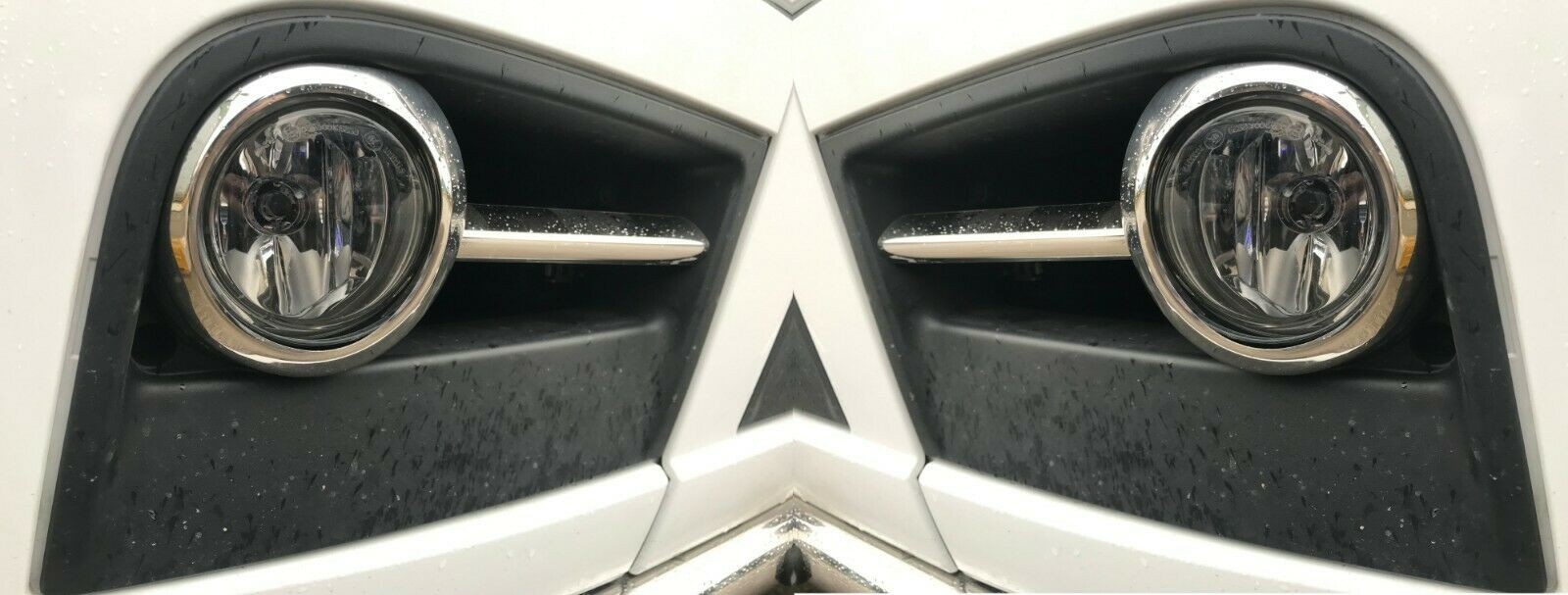 Mercedes ACTROS MP4 Chrome Fog Lamp Rim Cover 2 pcs + Side Trim 2 pcs S.STEEL