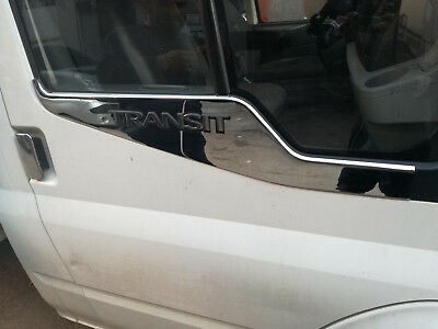 Ford Transit Chrome Front Grill&Windows Frame Trim S.STEEL 2000-2013